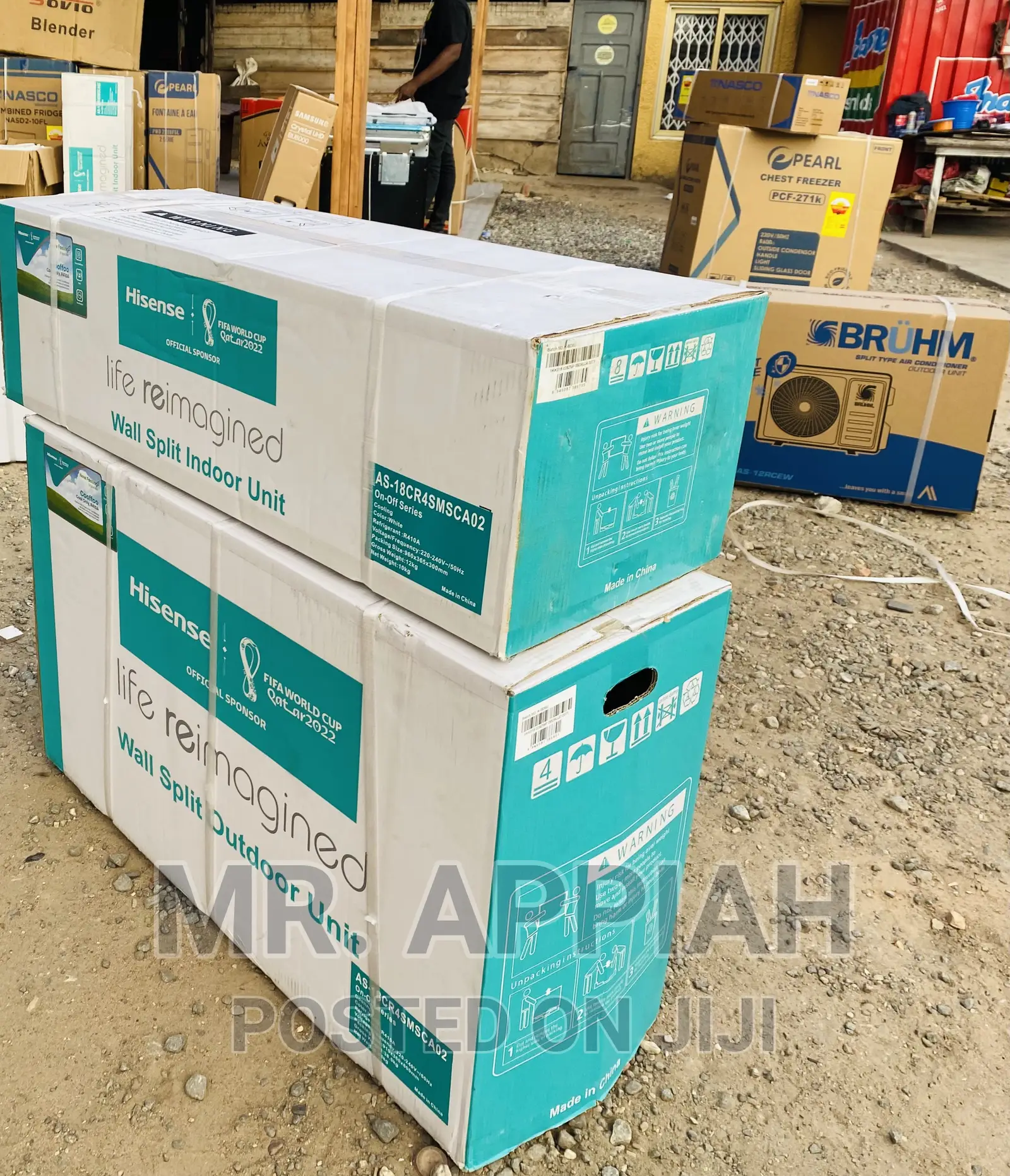 New Hisense 1.5HP R410 Ac(White)