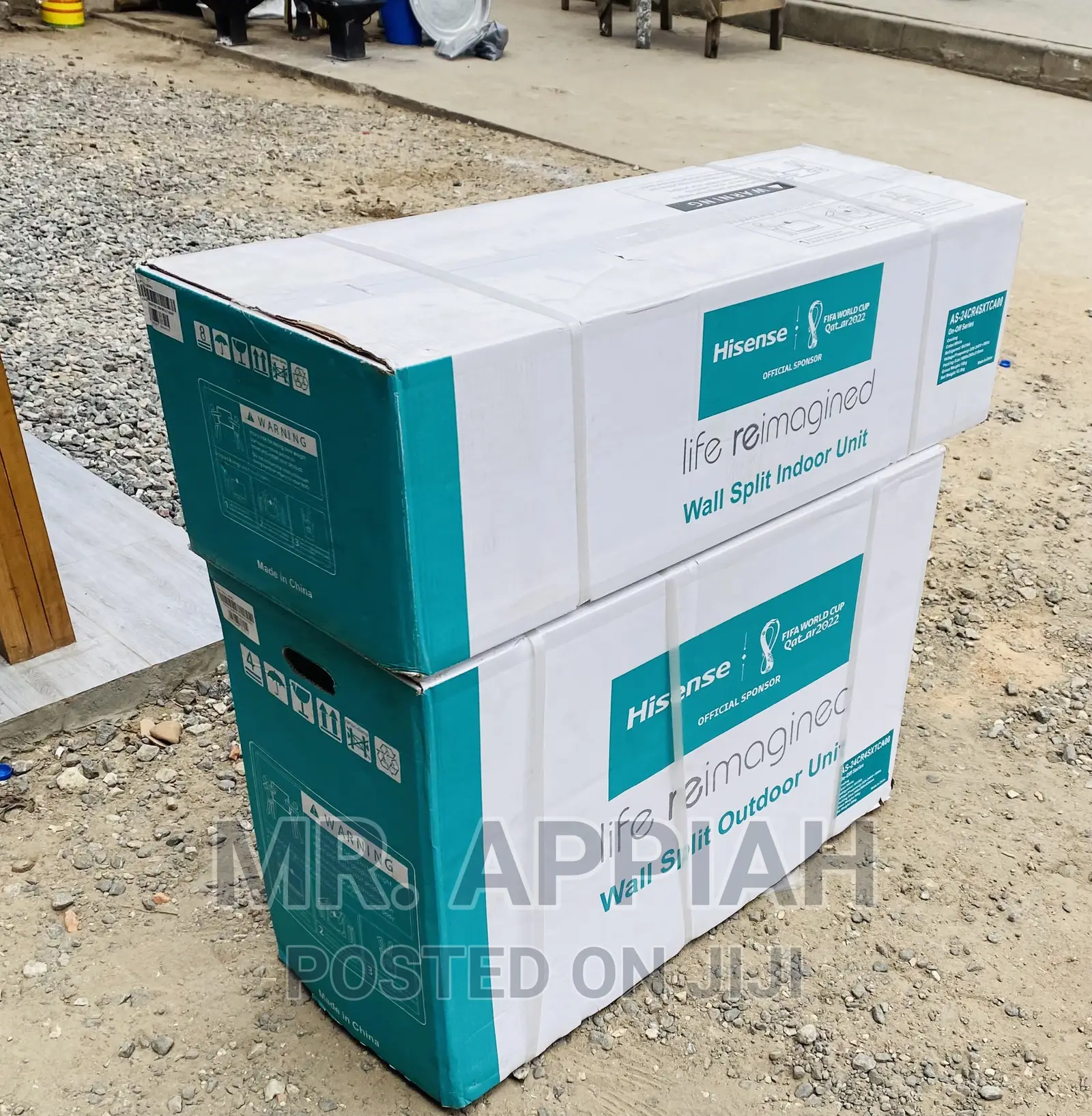 2.0hp Hisense Split Type Ac(White)R410 Gas
