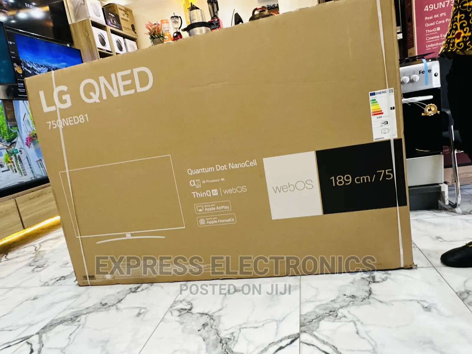 Experience the Real 75QNED813 UHD Smart LG Tv 