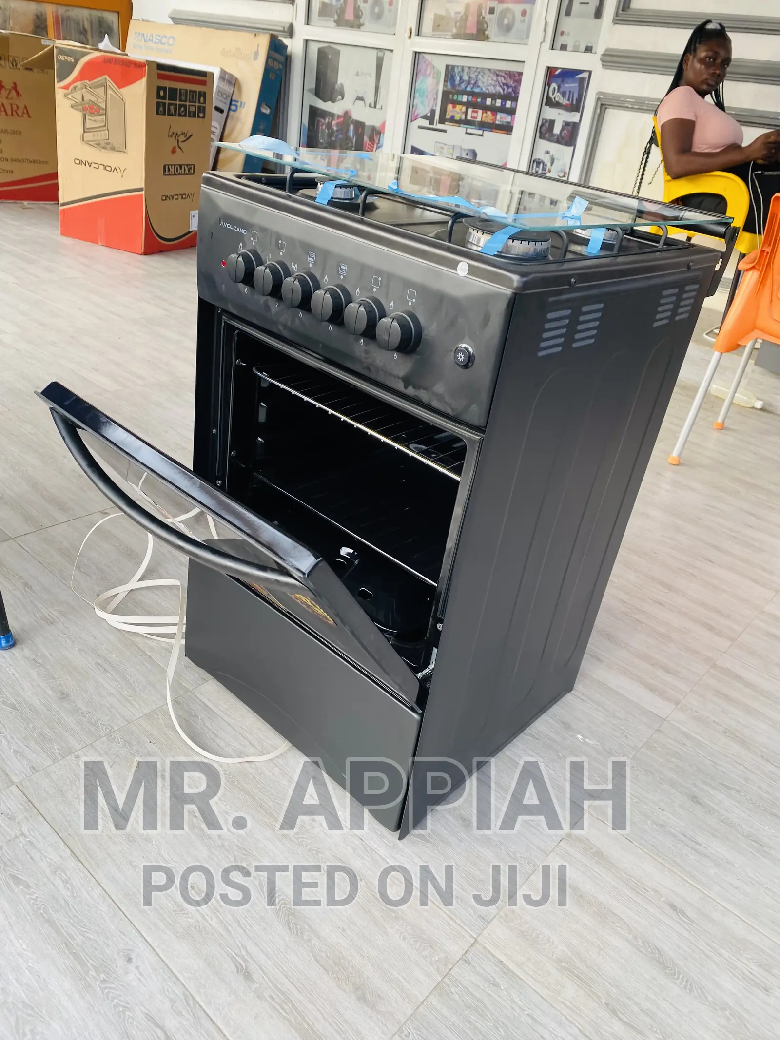 Fast and Reliable Volcano3gas Burner +1electric Cookerblack