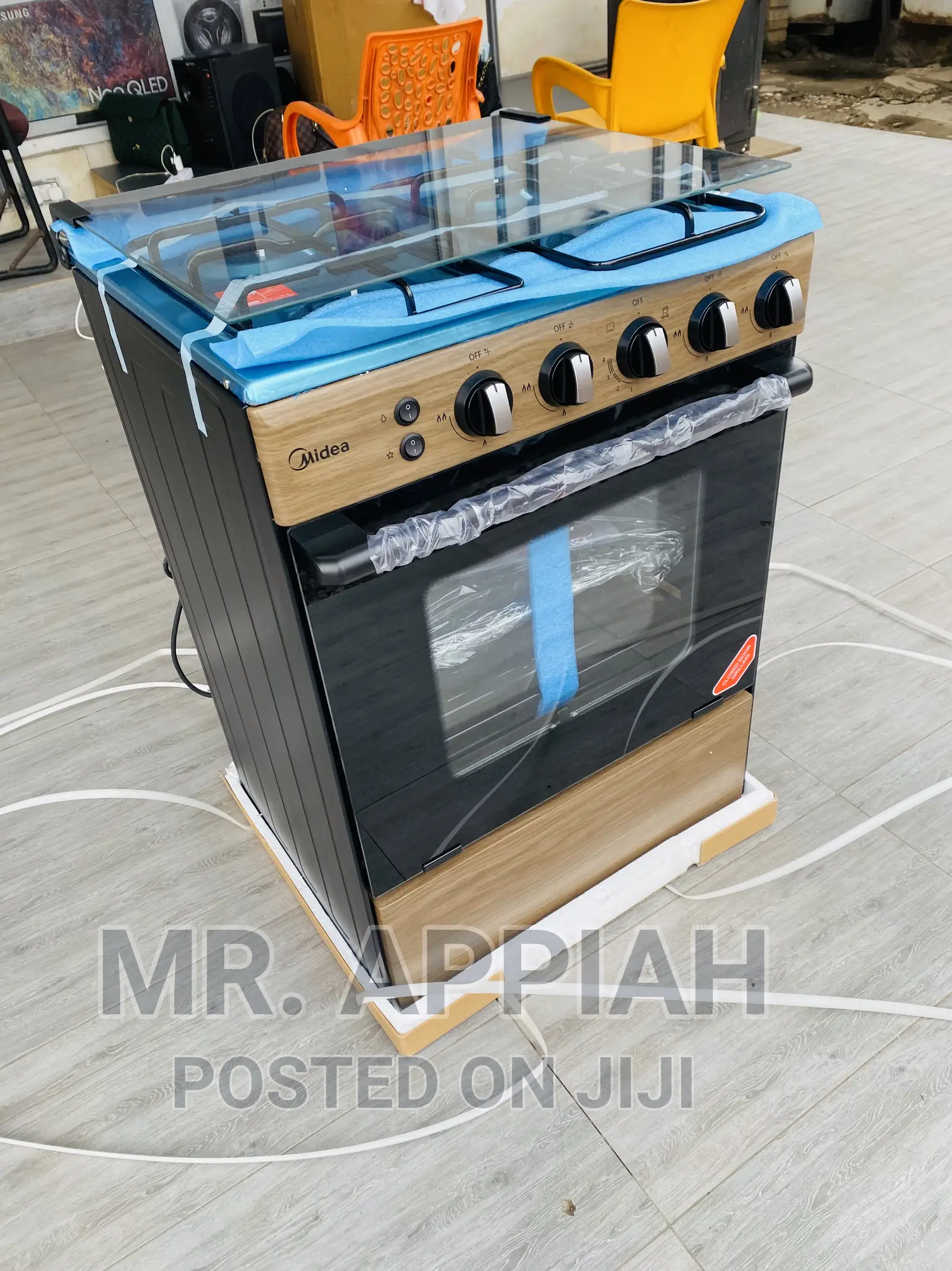 Fast Cooking Midea BMG6060-WD 4 Gas Burner(Ignition)60x60