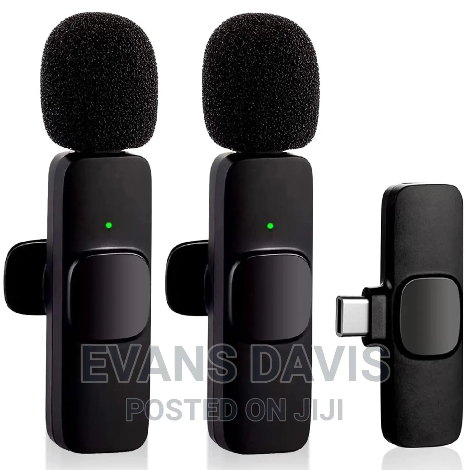 2 Phone Wireless Microphones for Android Type C