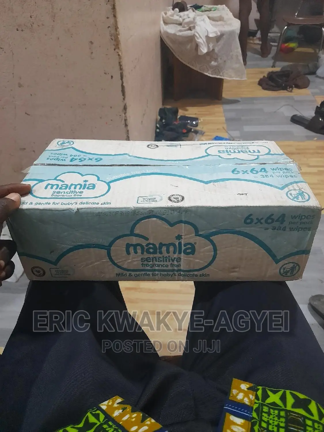 A Box of Mamia Wipes