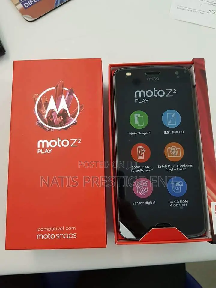 New Motorola Moto Z2 Play 32 GB Black
