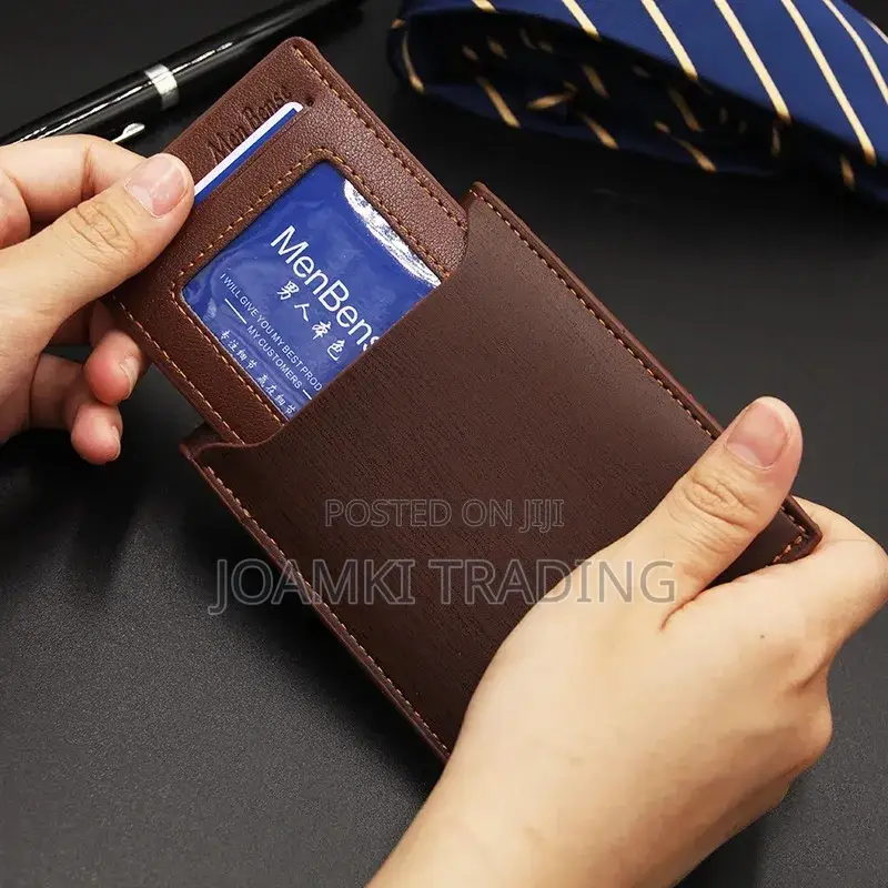 Men's Wallet Short Multifunctional Fashion Iron Edge Drawout