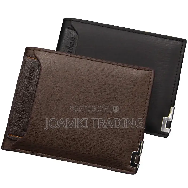 Men's Wallet Short Multifunctional Fashion Iron Edge Drawout