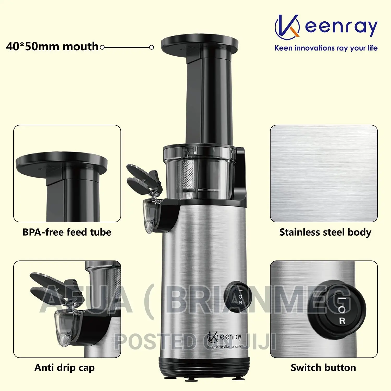 Keenray Slow Masticating Juicer