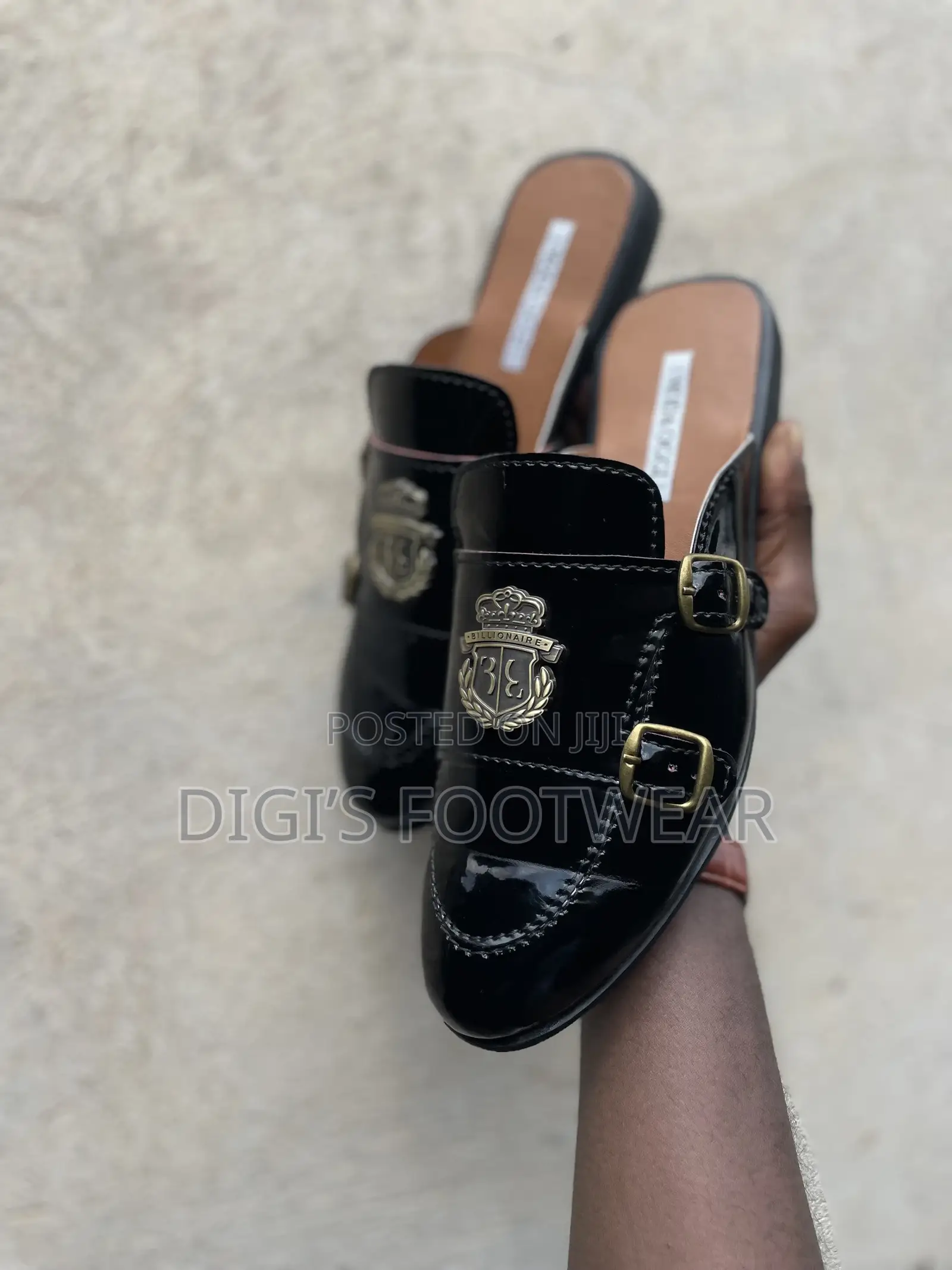 Black Millionaire Half Shoe