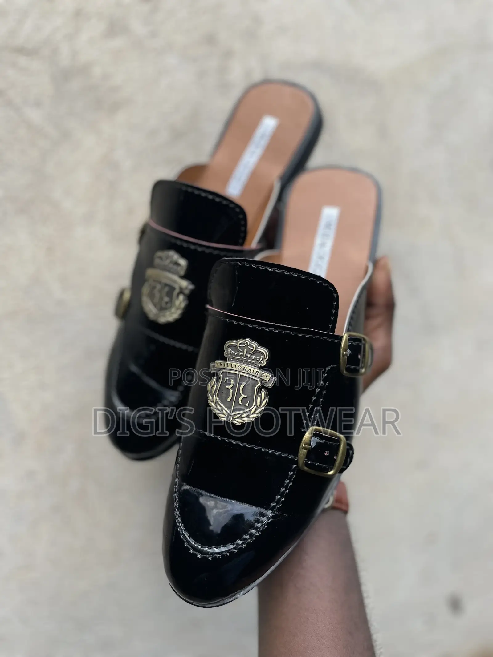 Black Millionaire Half Shoe