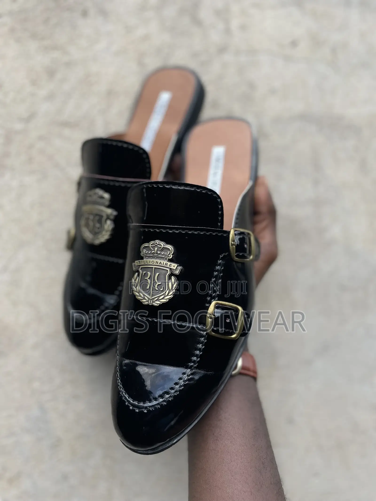 Black Millionaire Half Shoe