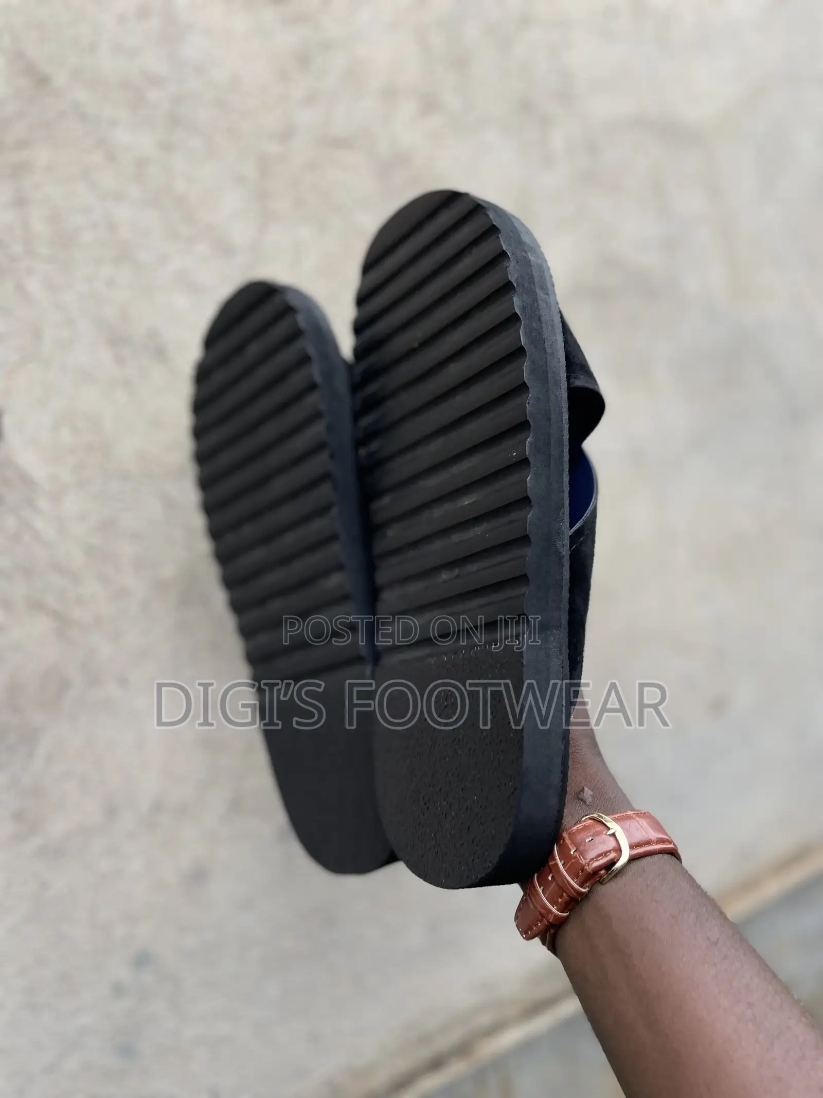 Black Berk Down Heavy Slippers