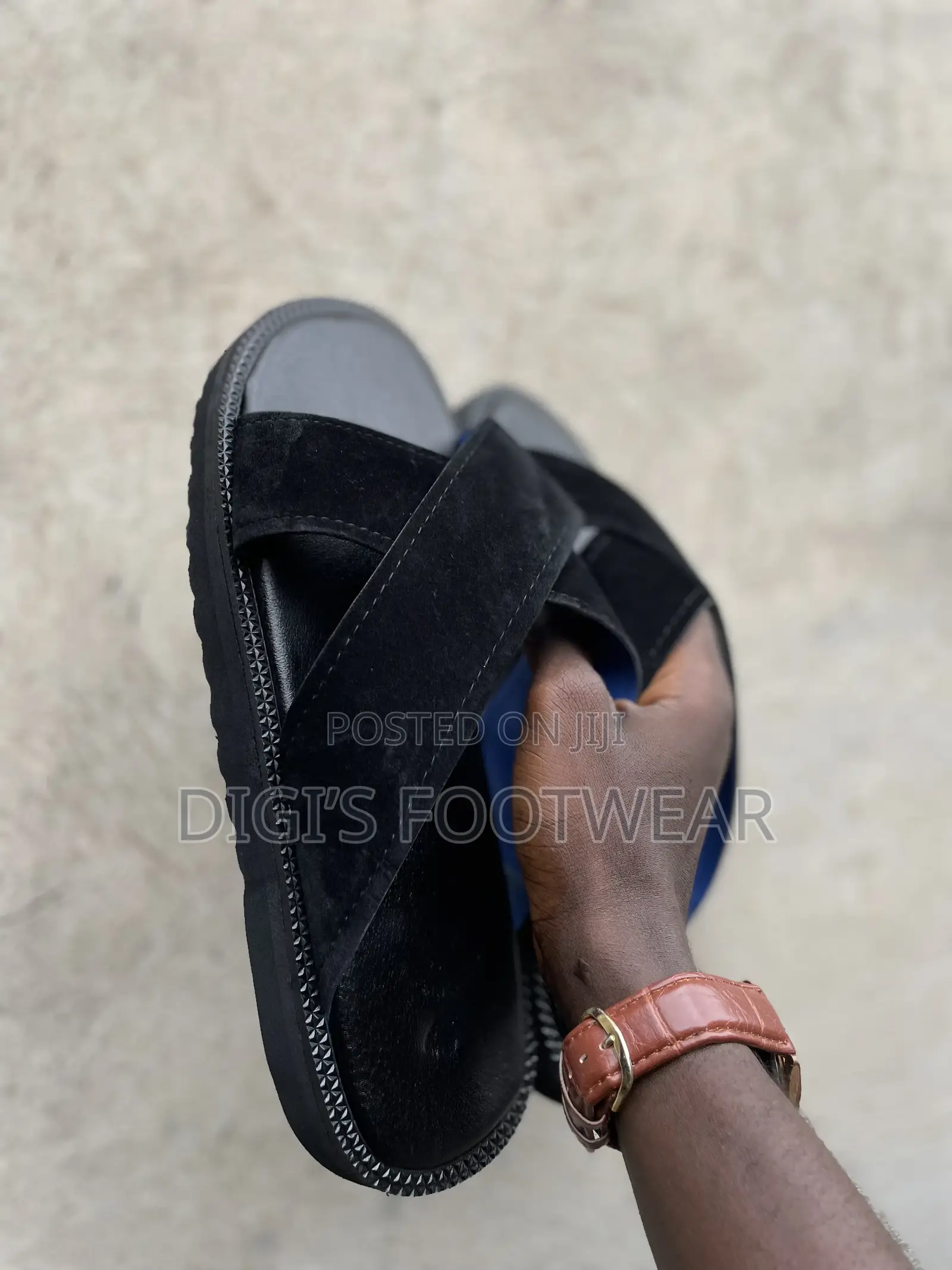 Black Berk Down Heavy Slippers
