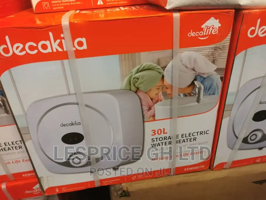 New Decakila 30L Storage Water Heater