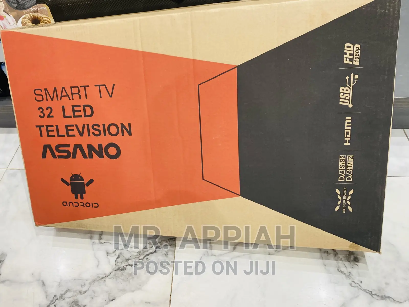 Fast and Effective Asano 32 Inch Smart Led Tv(Black)