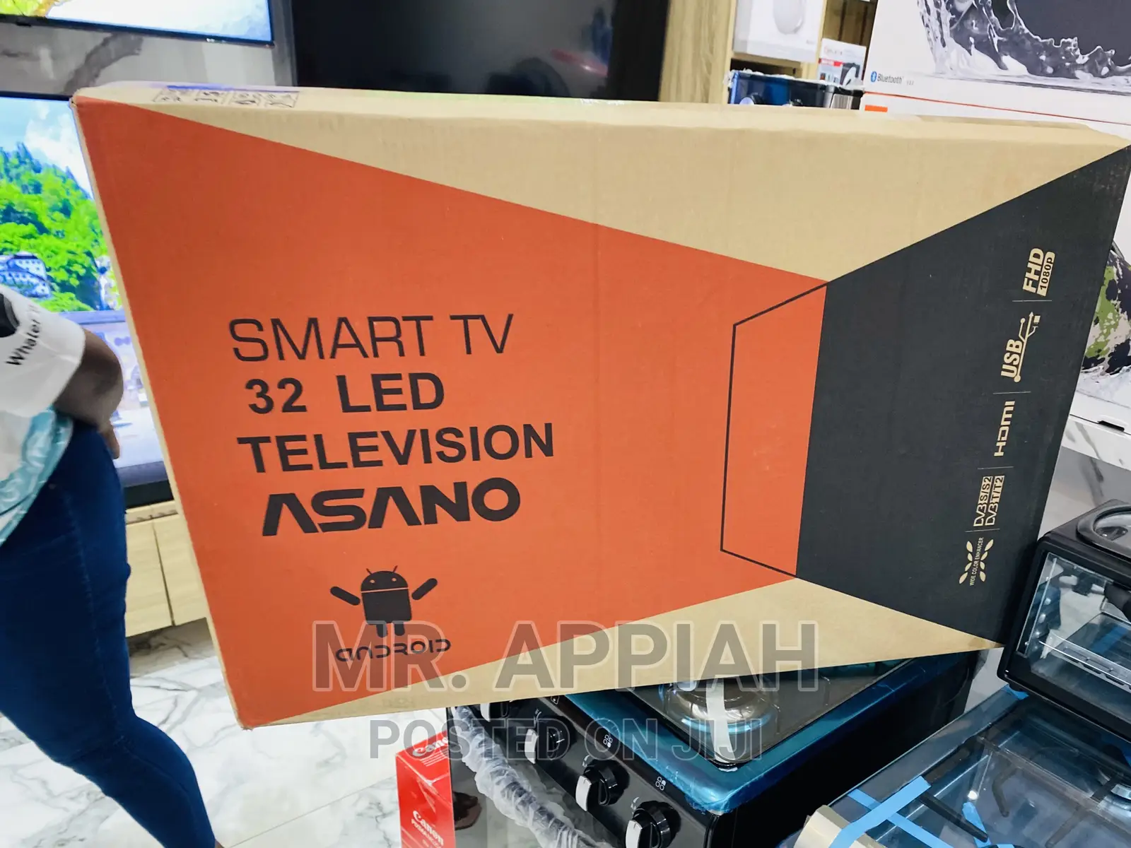 Fast and Effective Asano 32 Inch Smart Led Tv(Black)