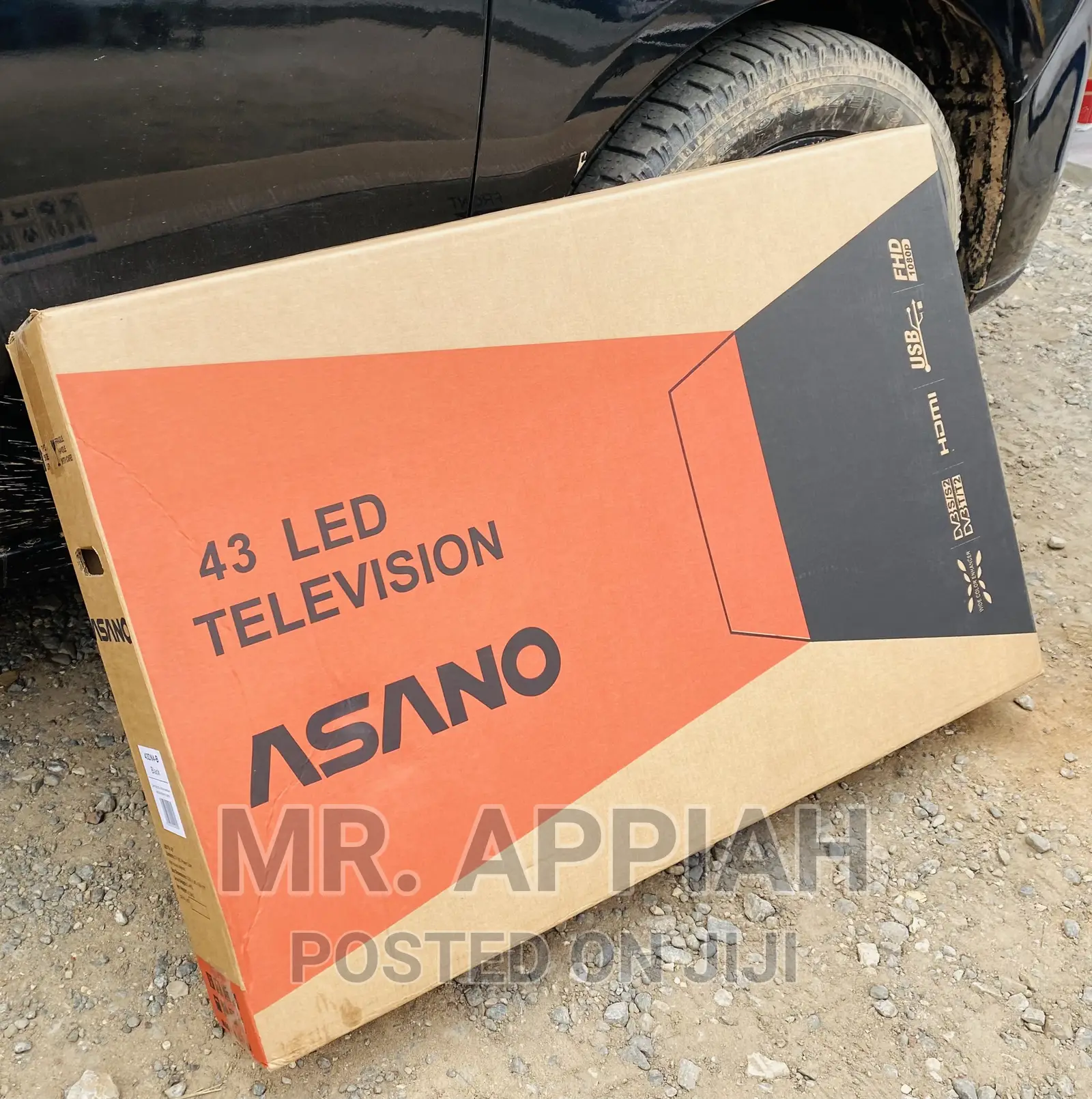 Fast Asano 43 Inch Smart Digital Satelite Tv LED(Black) 