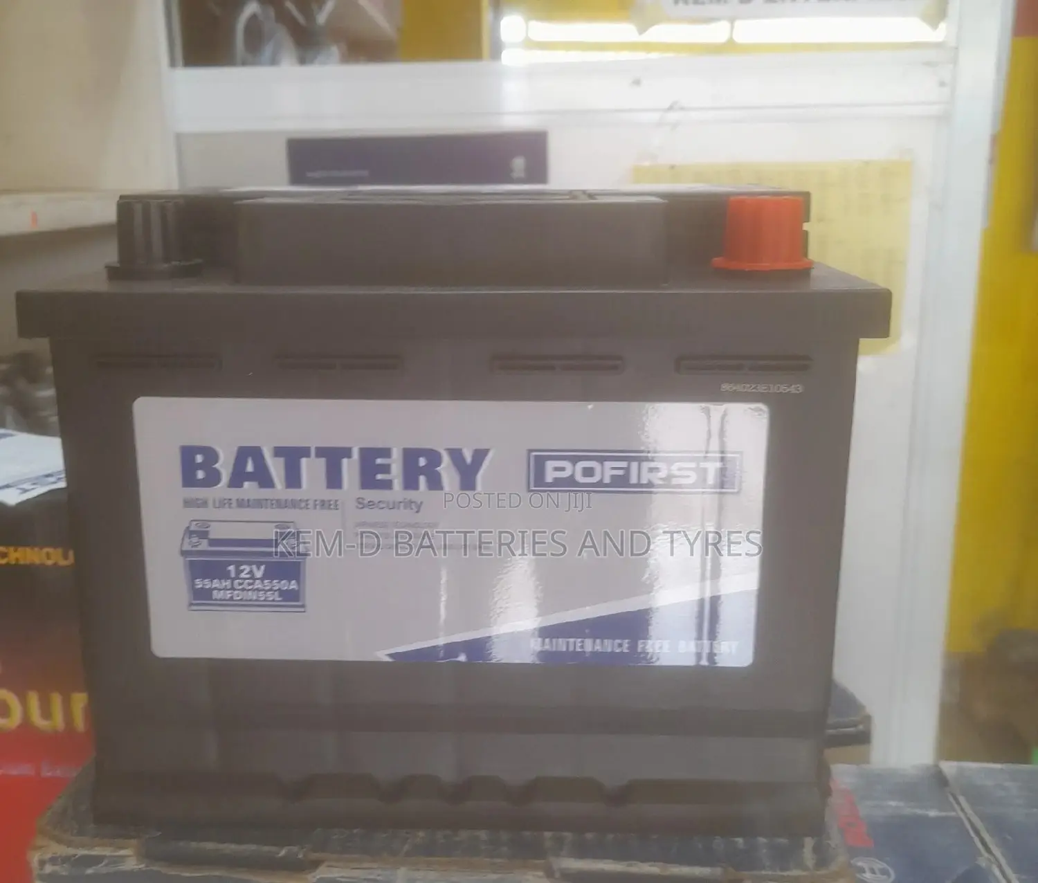 Pofirst Battery - 13 Plates For Toyota Yaris