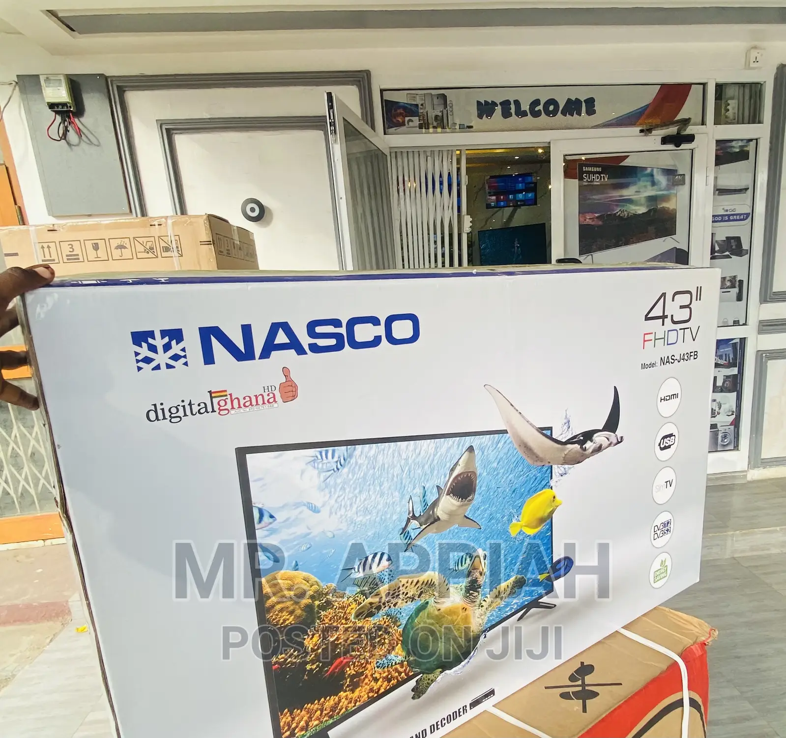 High Nasco 43 Inch Smart Digital Satelite LED Tv(Black)