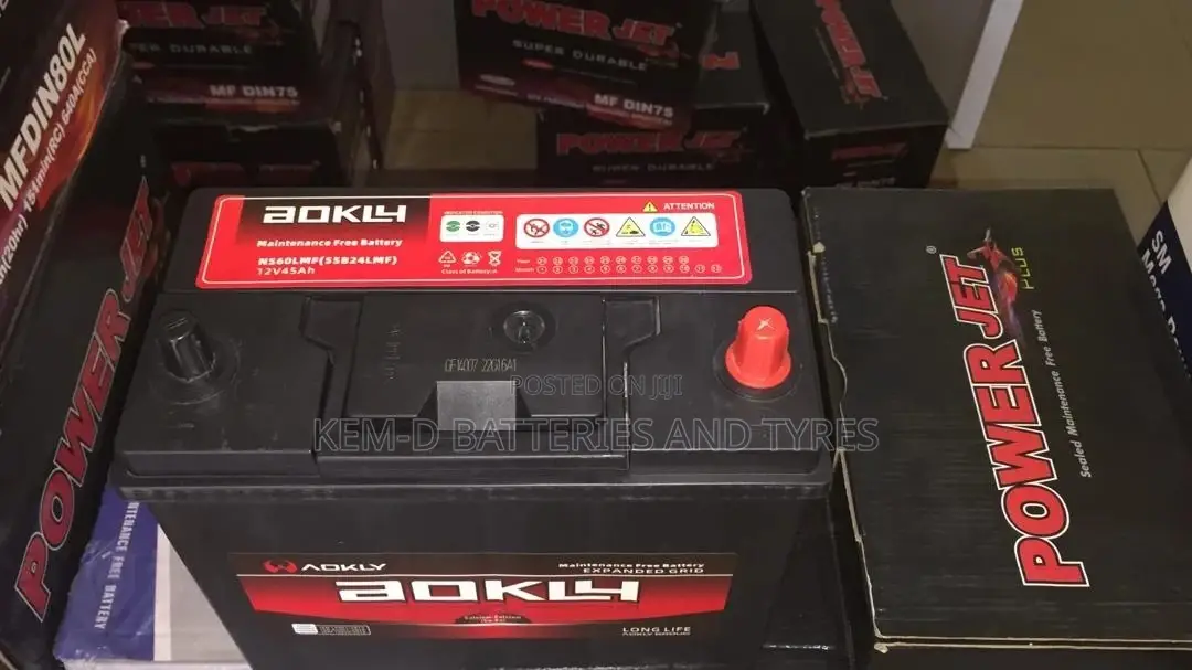 Aokly Batteries for Toyota Vitz Belta 13 Plates Small Pole