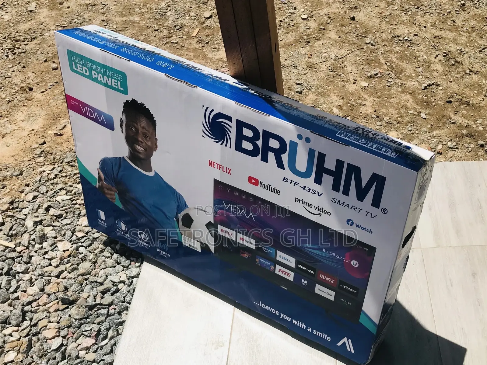 Grab  43 Inches LED Glossy Bruhm Quality Tv
