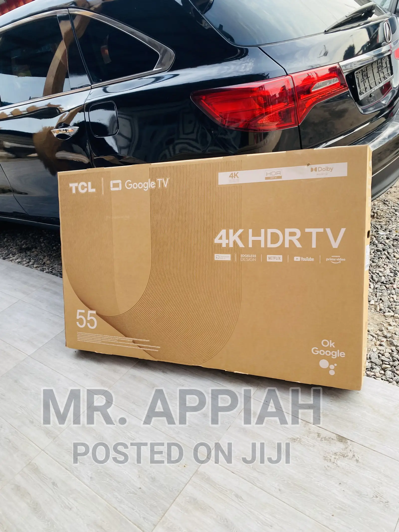 Nice TCL 55p635 55” HDR Smart Google Tv(Basic Black)