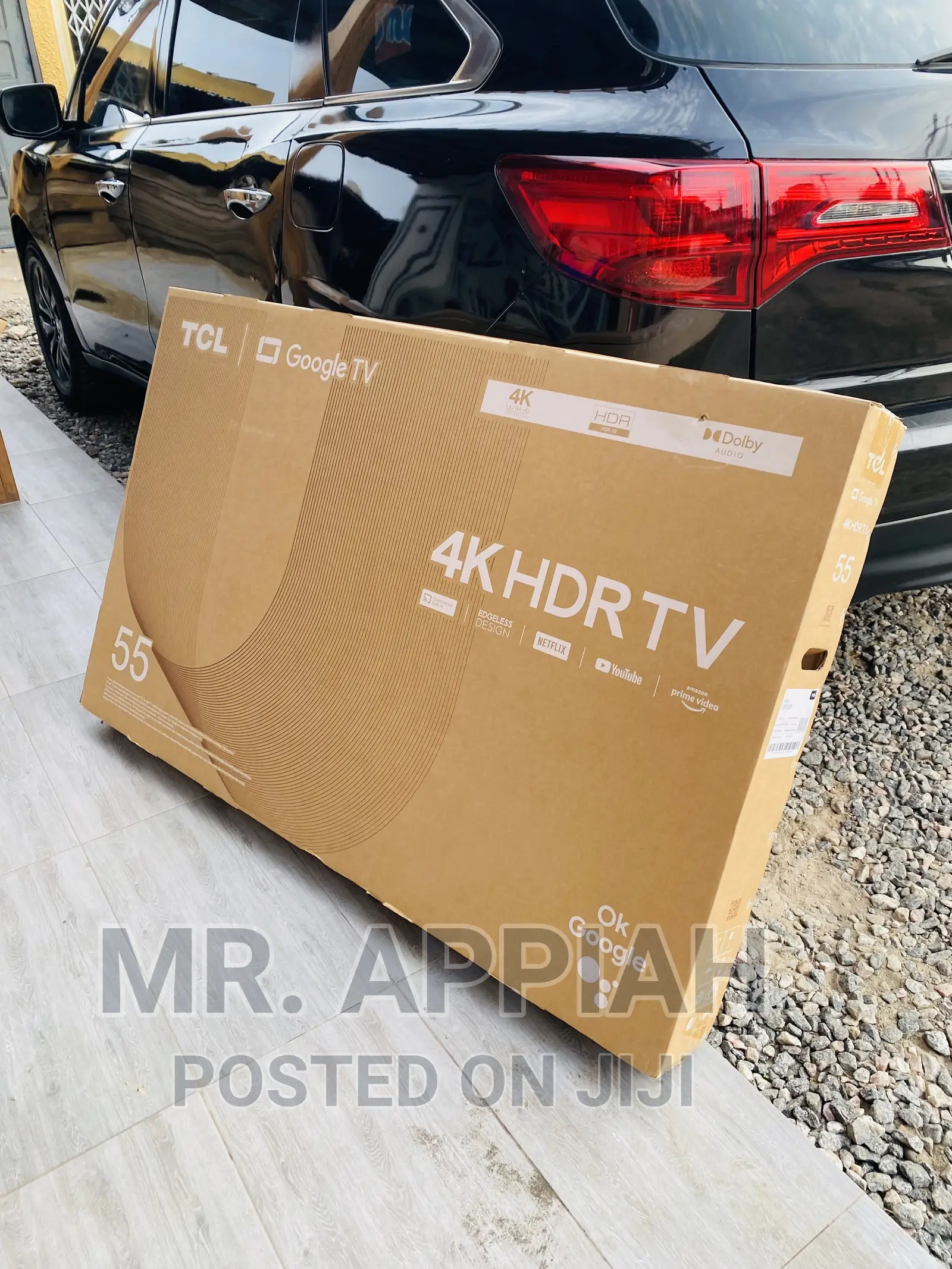 Nice TCL 55p635 55” HDR Smart Google Tv(Basic Black)