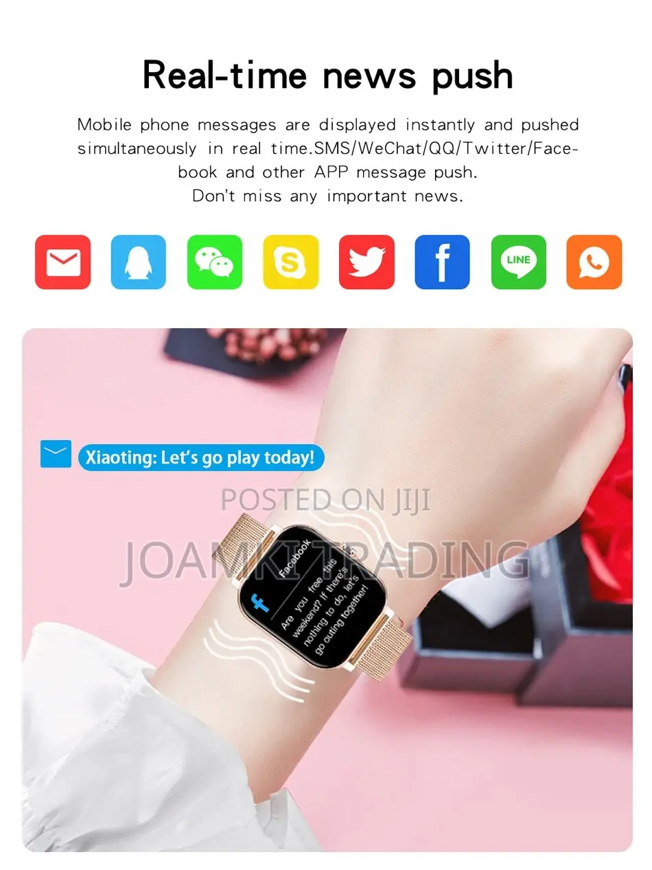 Smart Watch, Unisex, Bluetooth Calls,Full Touch,Waterproof