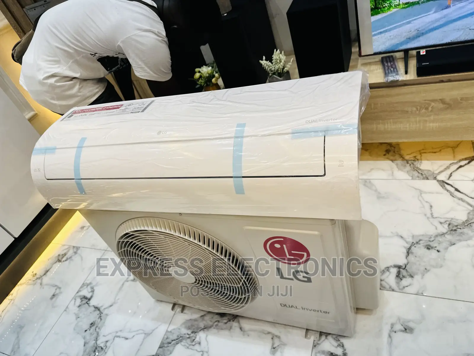 Eco Friendly Air Flow Swings Split Lg 2.5hp AV