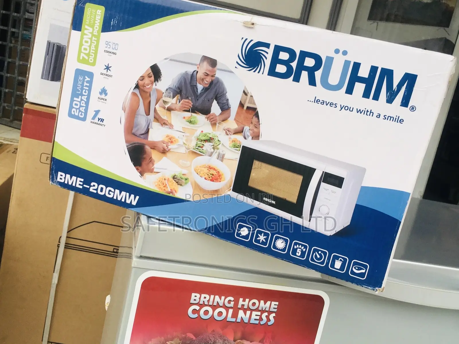 Grill Microwave 20 Liters Bruhm Bme-20gmw Adjustable