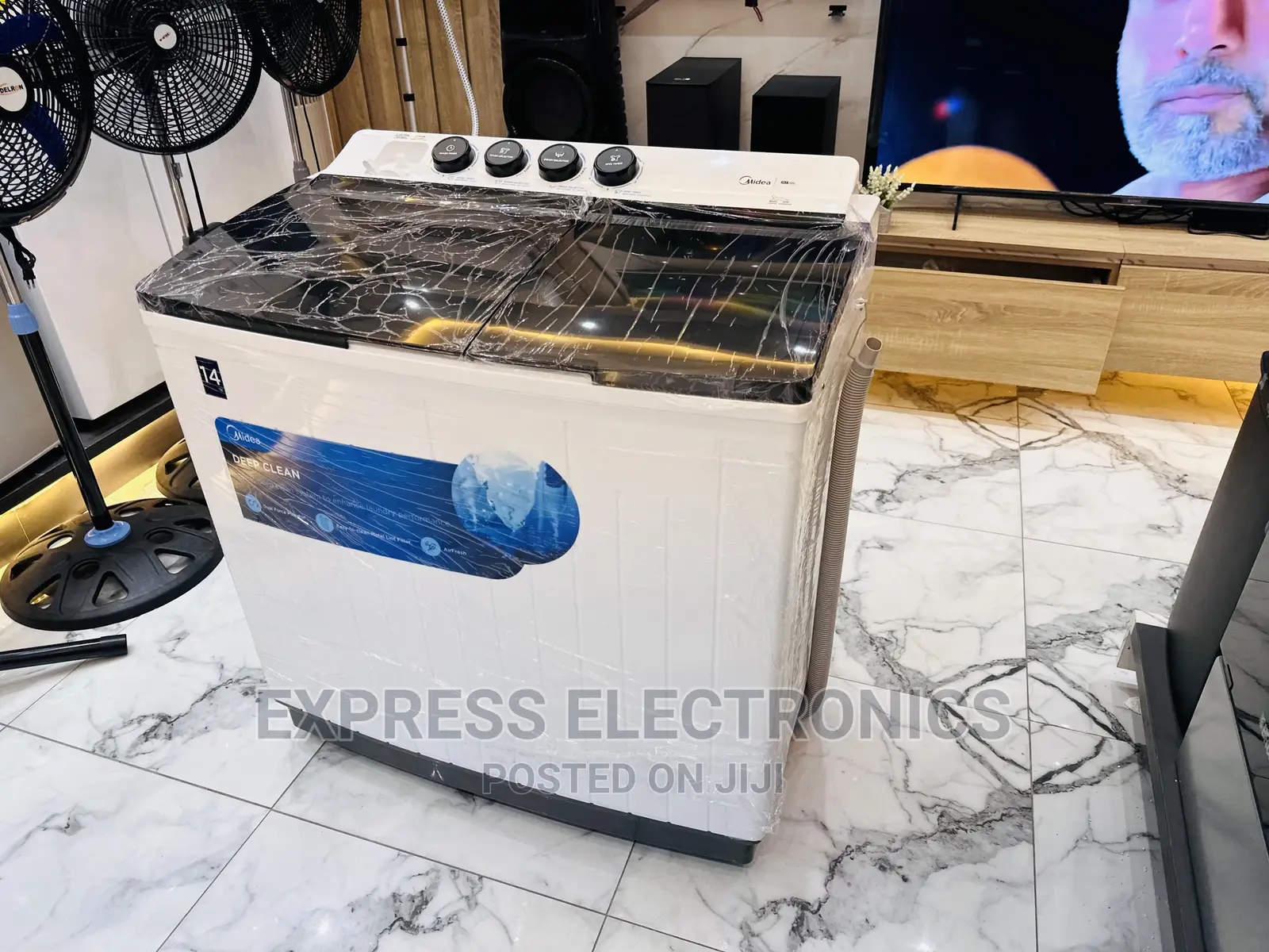 12kg Topload Washing Machine Midea White Twintub Ecofriendly