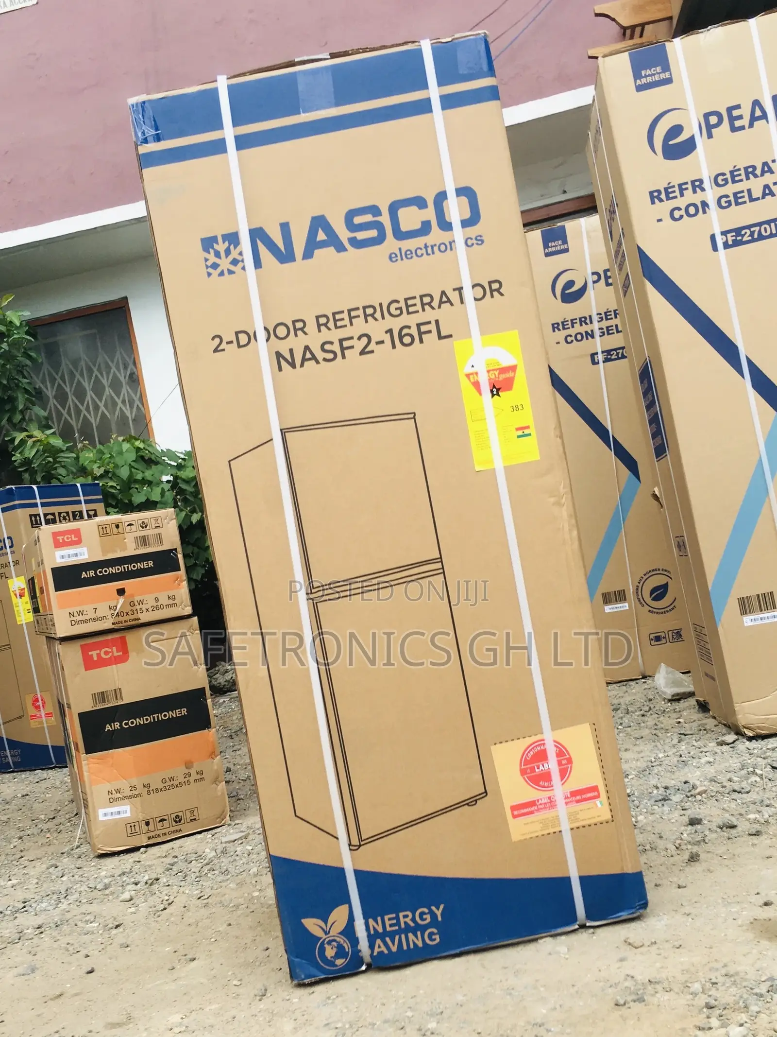 Durable Nascod2-16fl Doubledoor Topfreezer Fridge 
