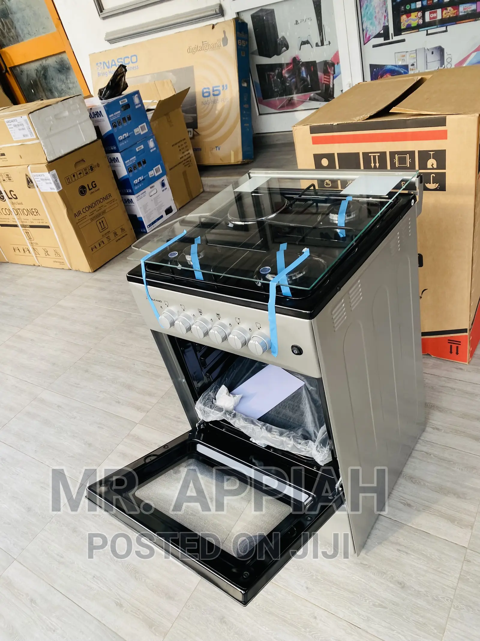 Nice Volcano3 + 1cooker Available With Oven and Grill(Gray)