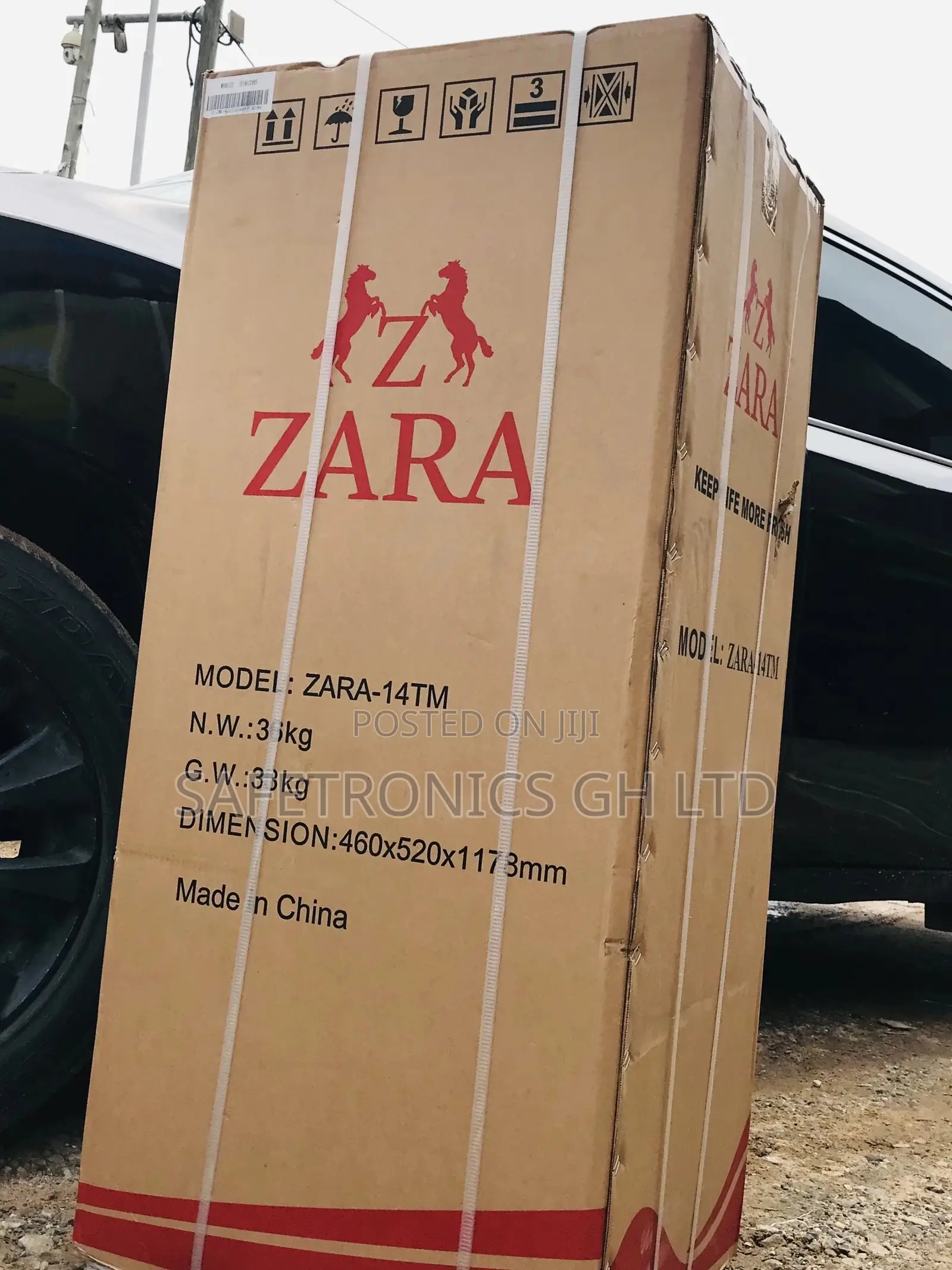 Sealed in Box Zara-14tm Doubledoor Topfreezer Fridge 