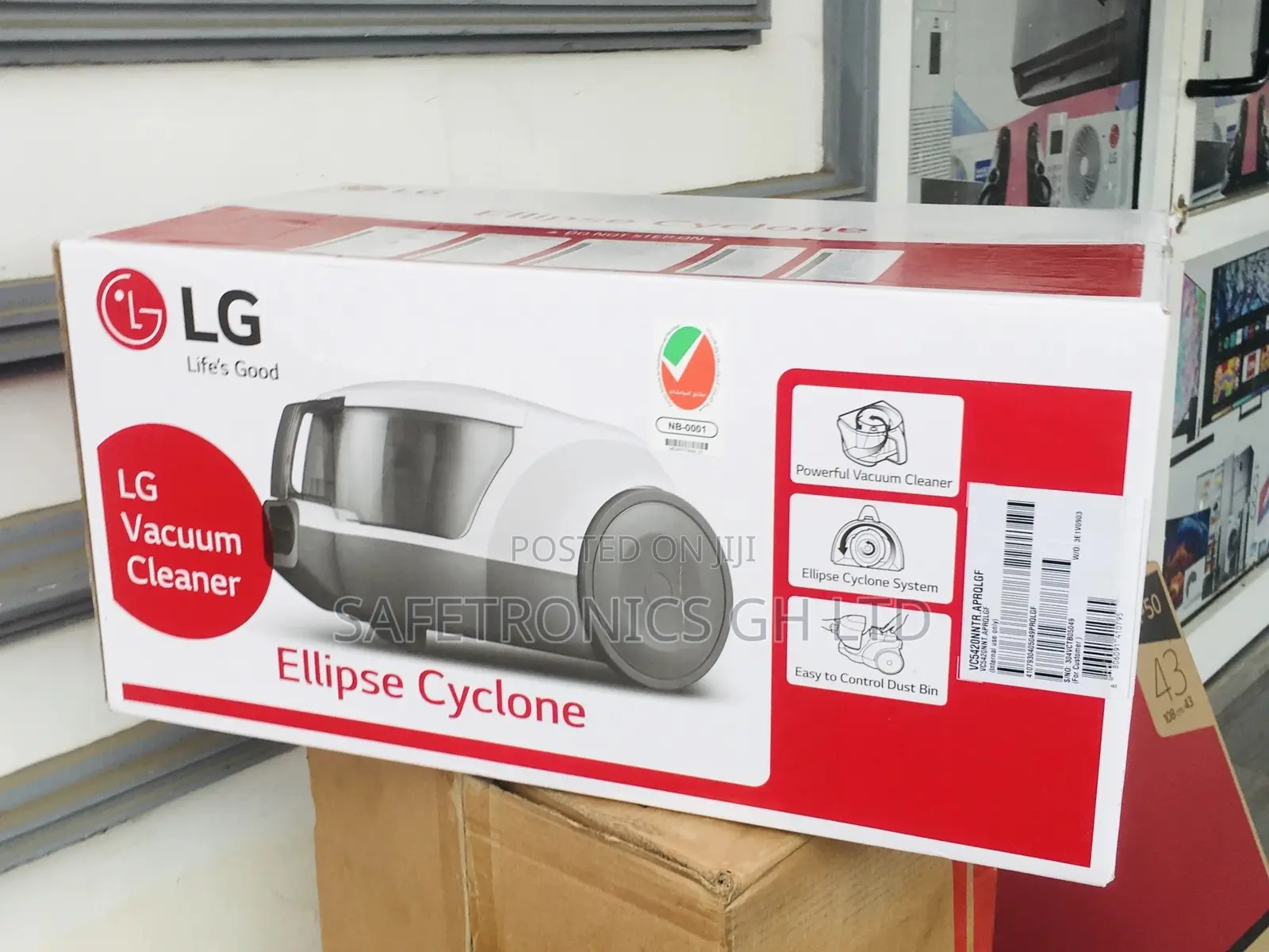 Original LG Electric Vacuum Cleaner 2000W Red