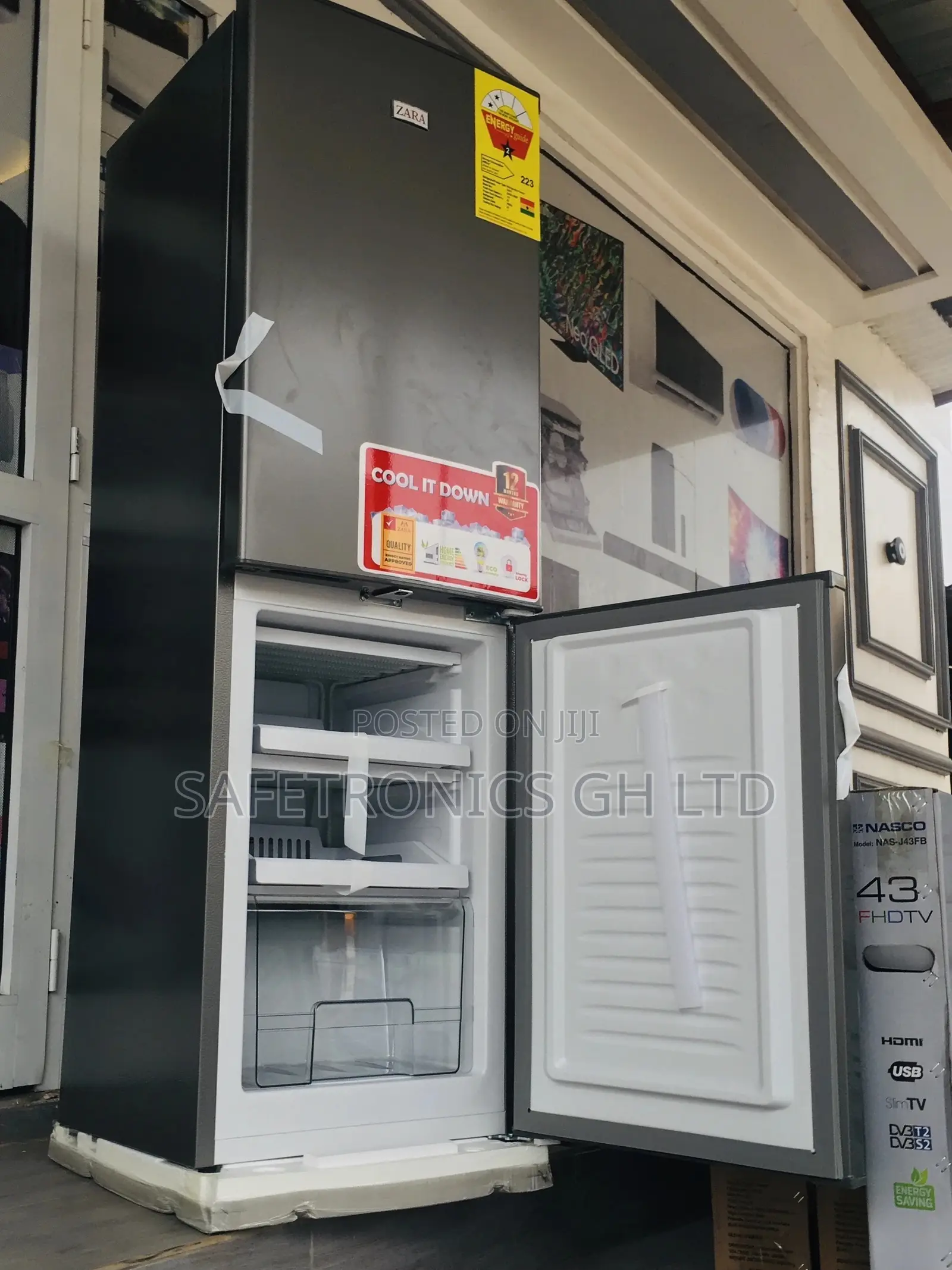 Neatly Boxed Bottomfreezer Zara240bf Doubledoor Fridge