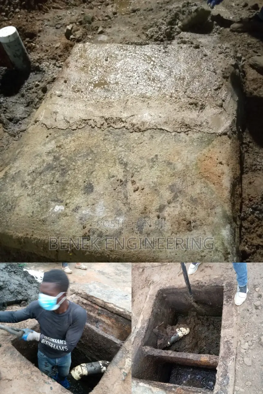 Old Biodigester Toilet Servicing