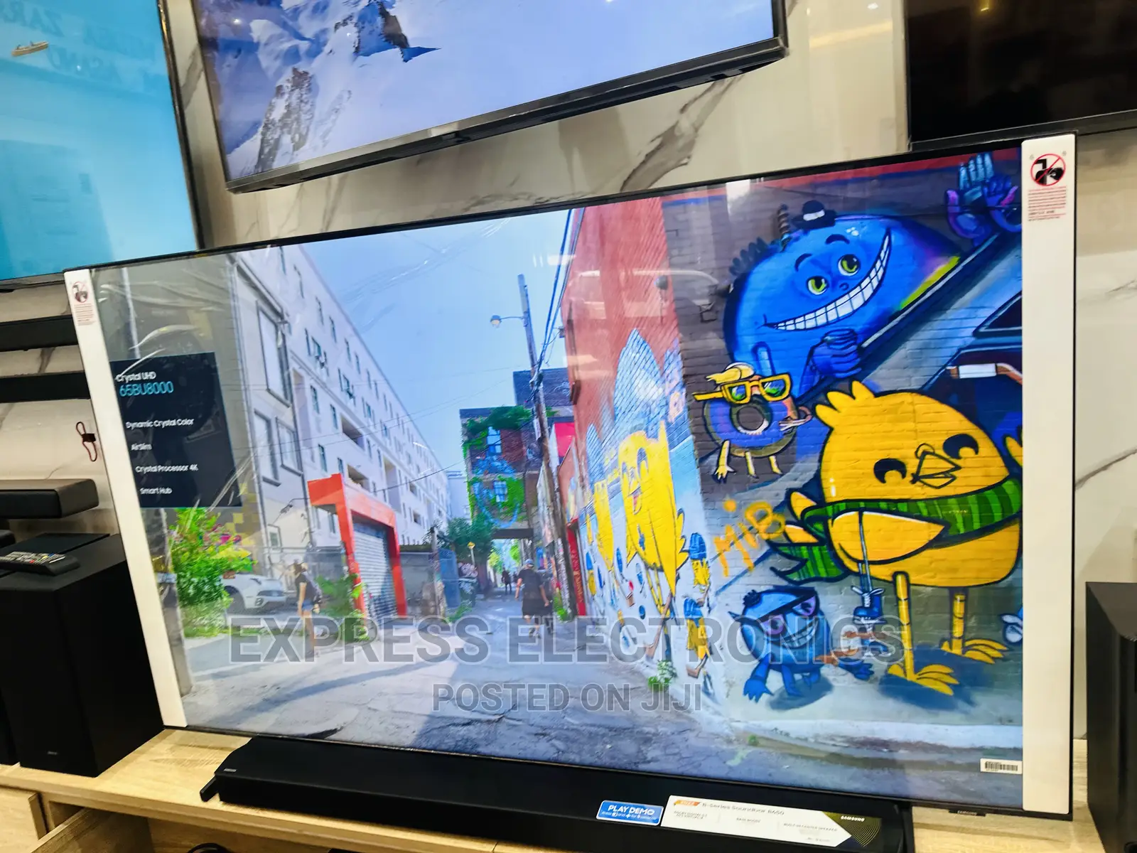 Super Samsung UHD Smart 2023 Model 75”Cu8002 T.