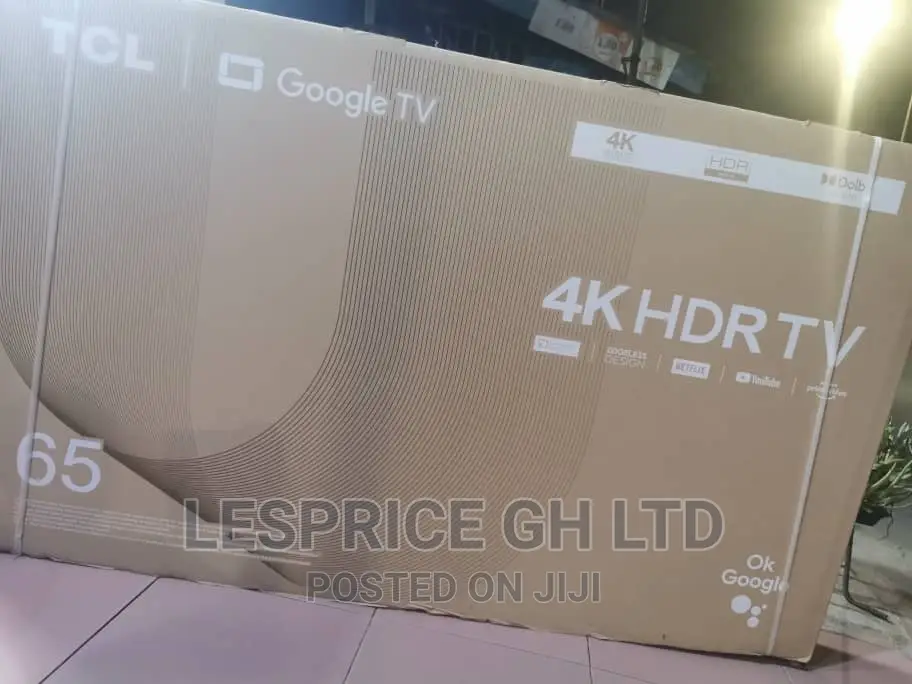 Frameless ~TCL 65” Android HDRTV