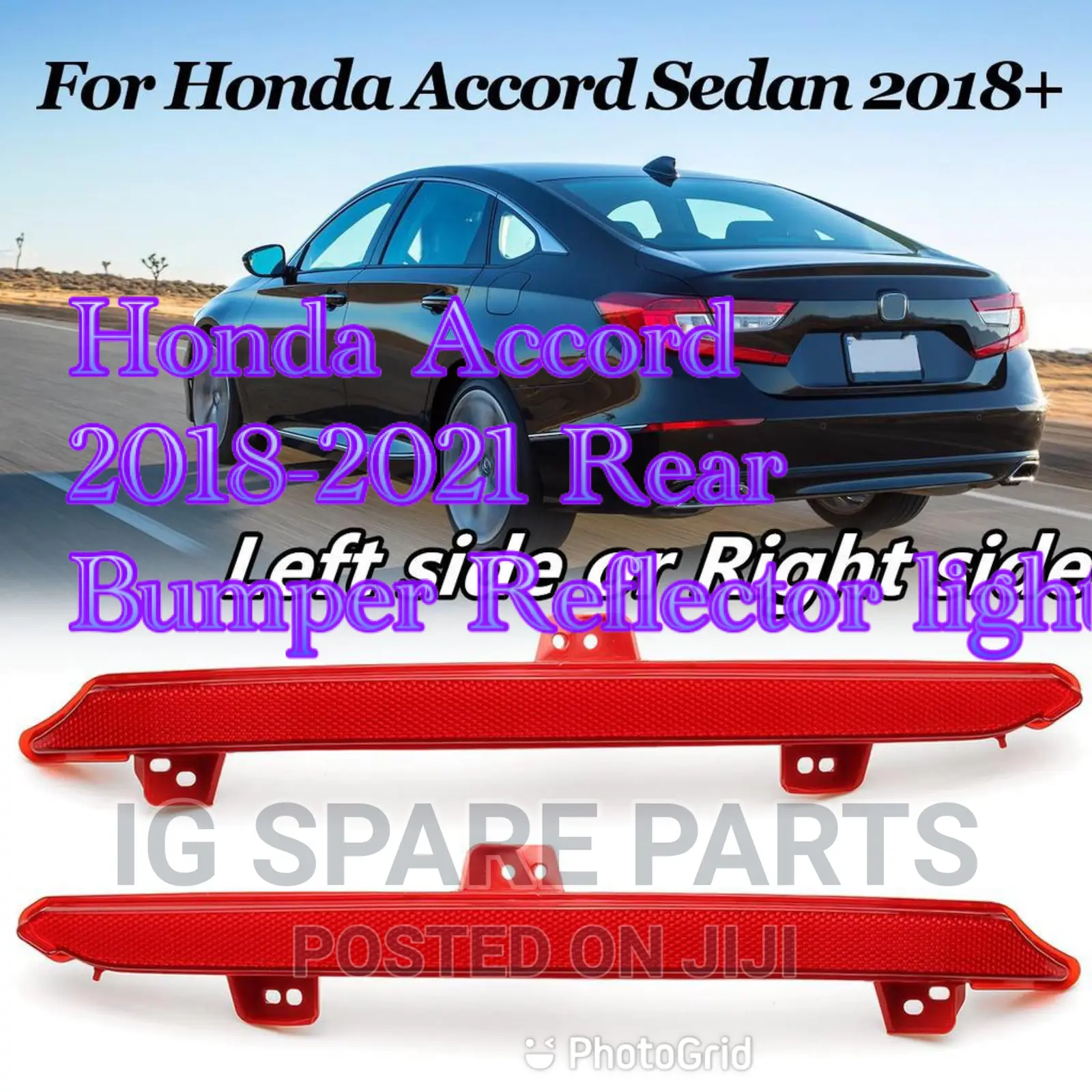 Honda Accord 2018-2022 Rear Bumper Reflector Light