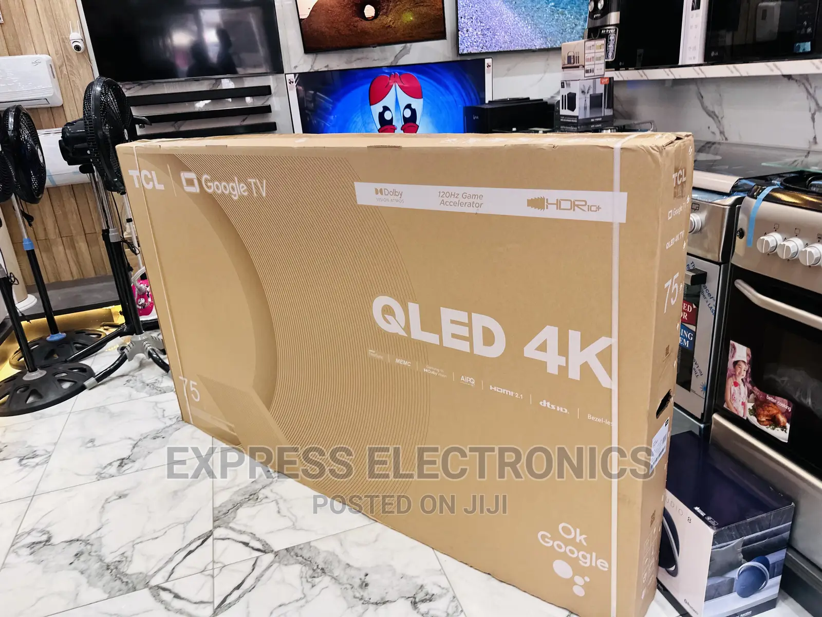 High Super Quality QLED UHD Smart TCL 75”C645 Tv 