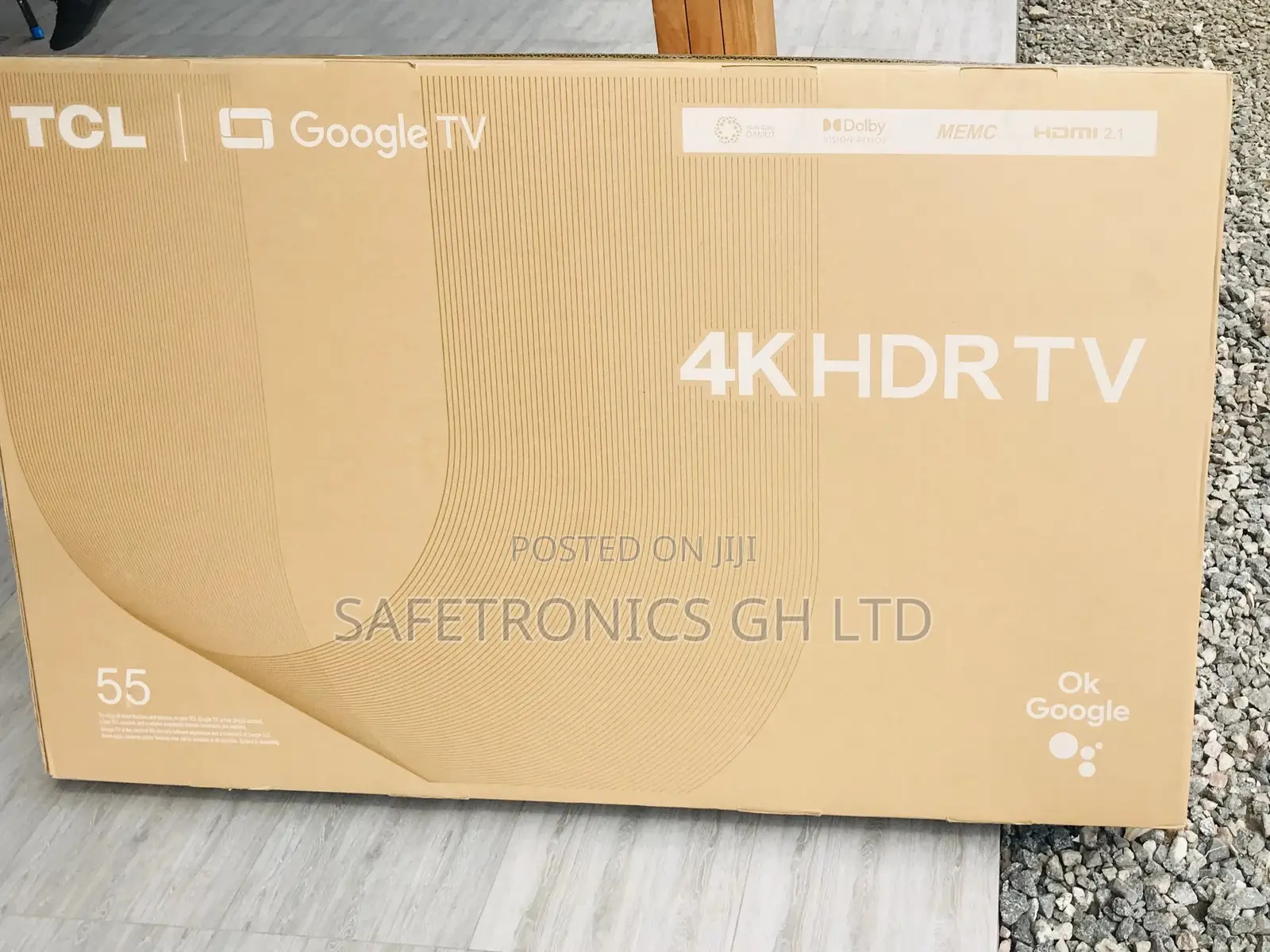 Crystal Clear Glossy TCL P635 Led 55 Inches HDR Smart Tv