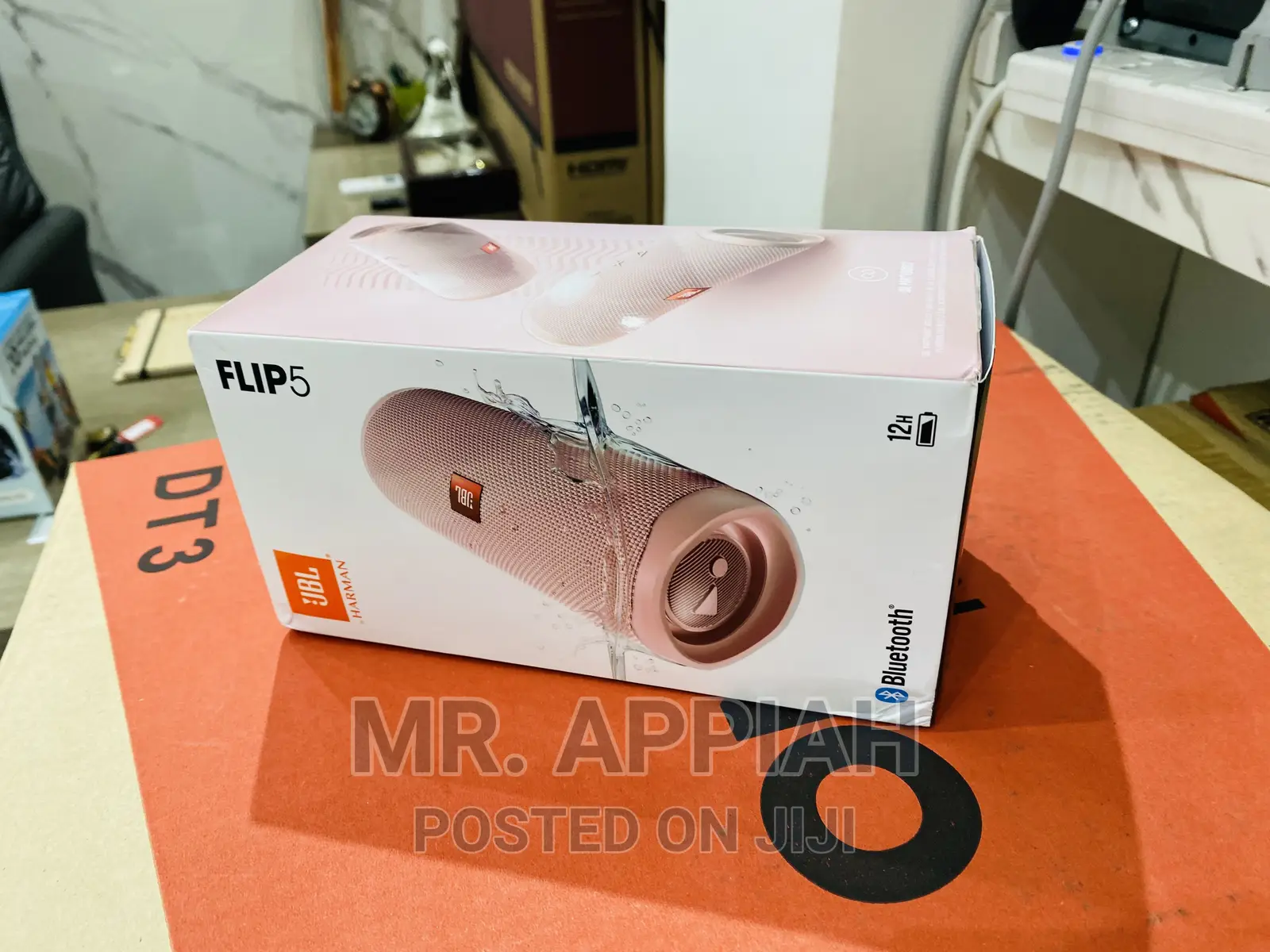 Solid JBL Flip 5 Bluetooth Speaker Available(Pink) 