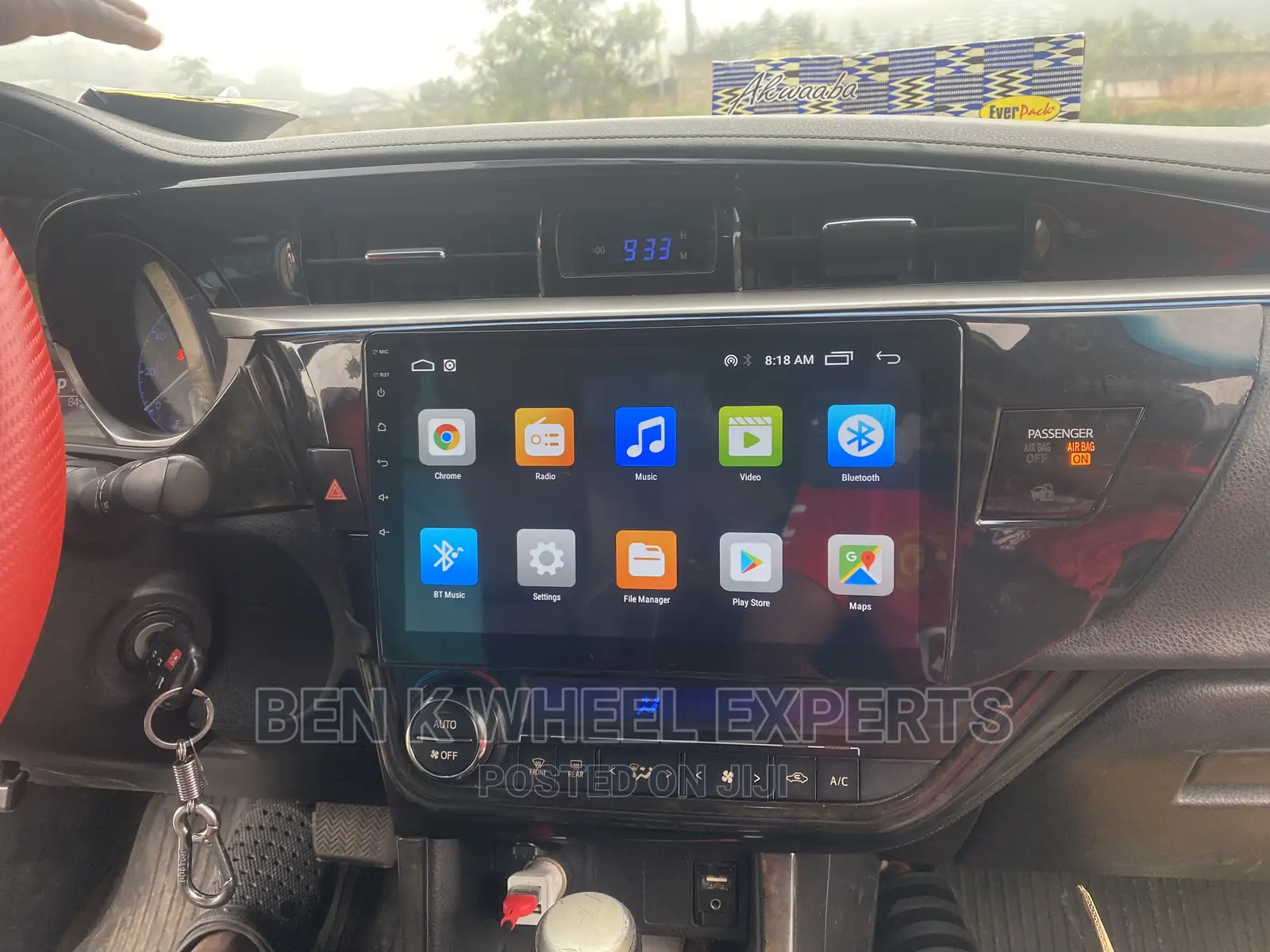 Toyota Corolla Android Screen 2014-17,