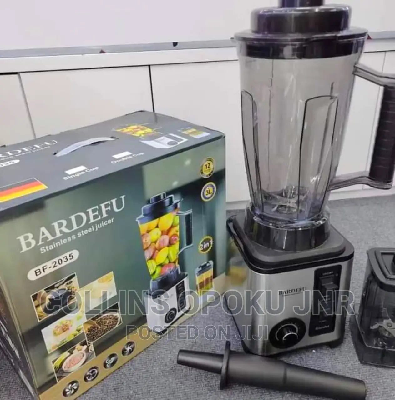 Bardefu 2-in-1commercial Blender