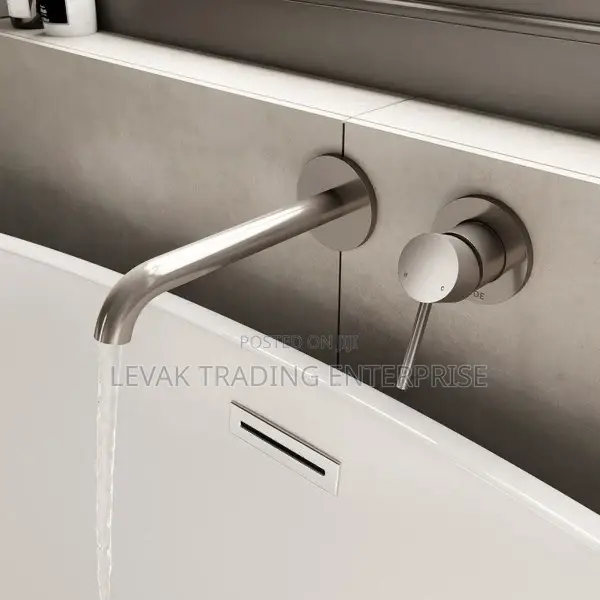 Black Basin Tap - Anti Rust Wall Tap - Basin Mixer