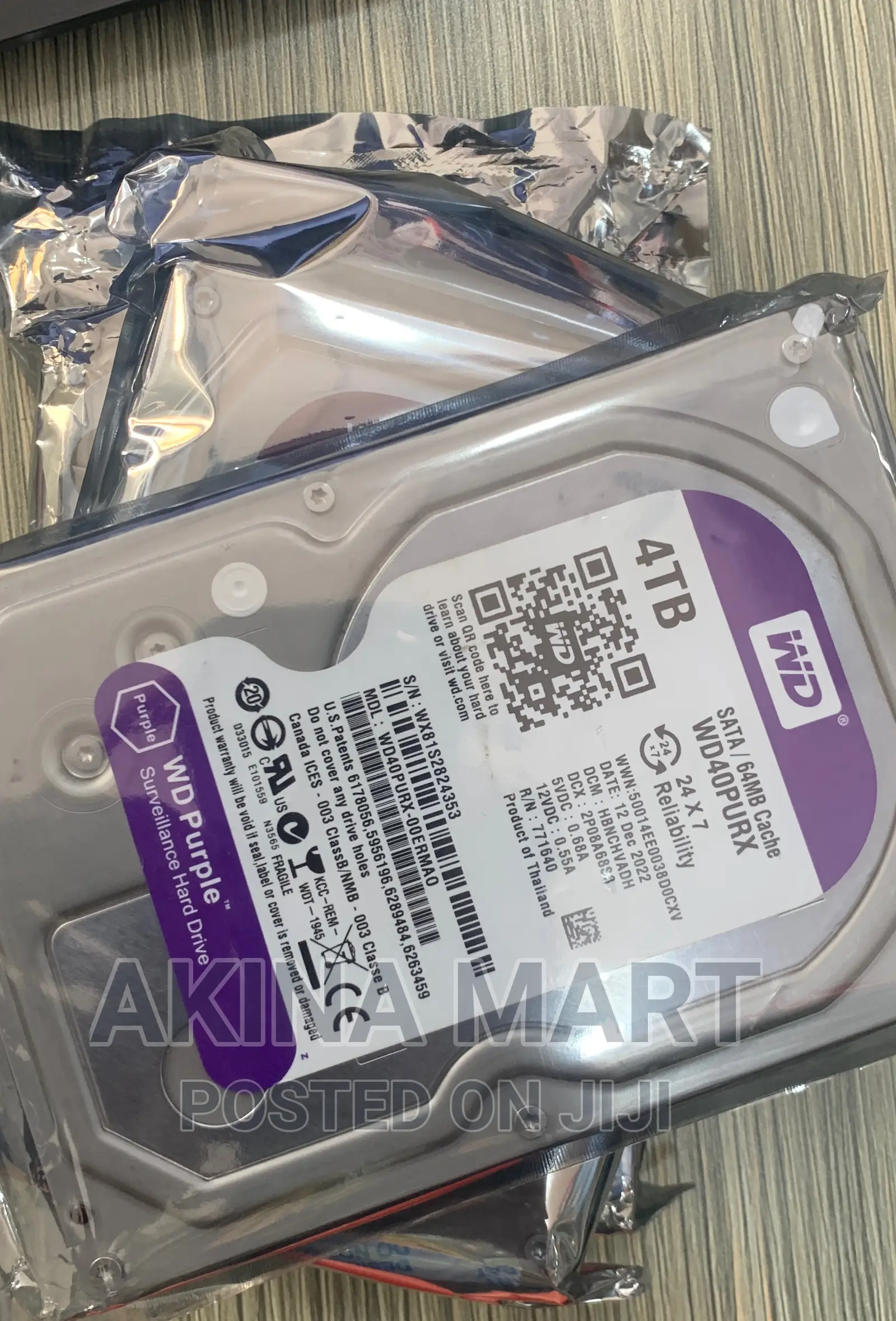 4tb Wd Surveillance HDD