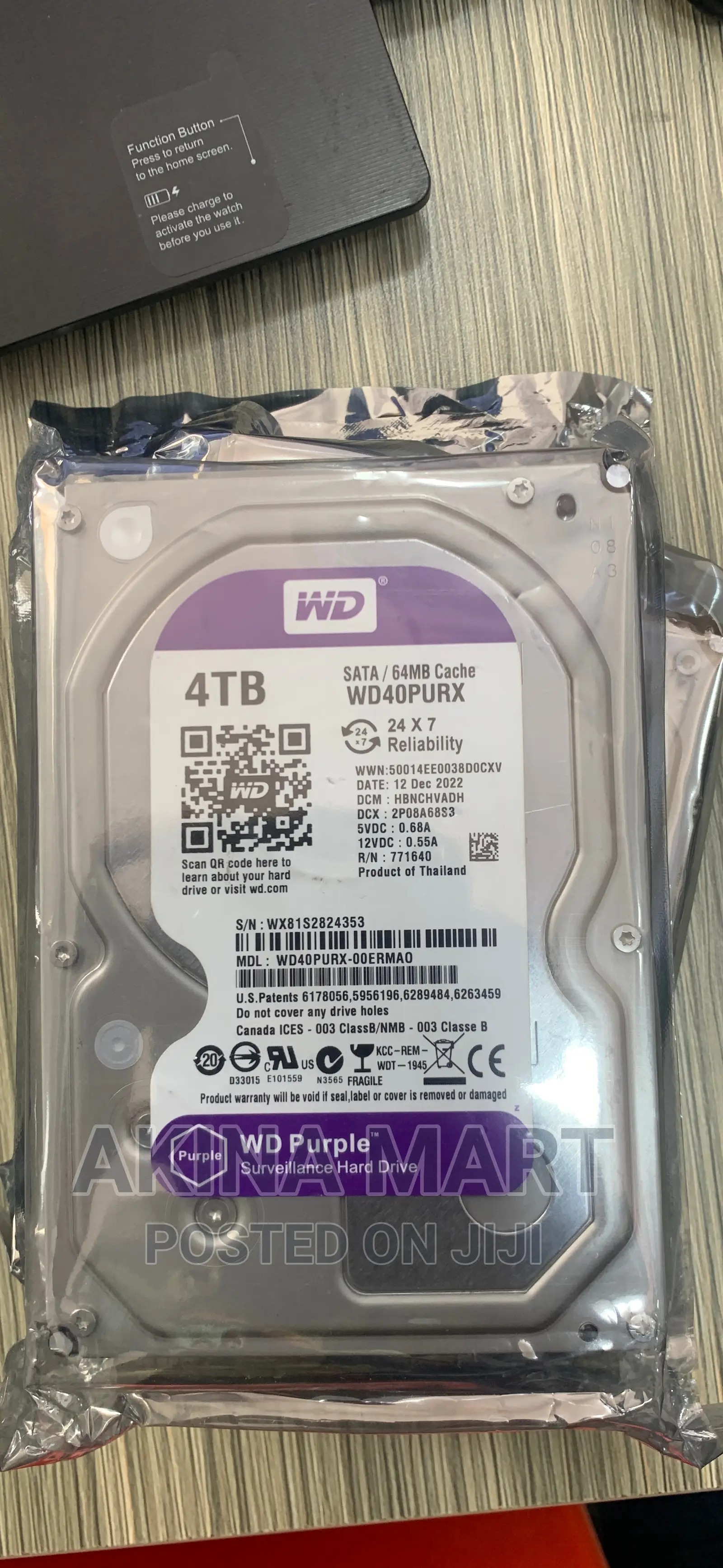 4tb Wd Surveillance HDD