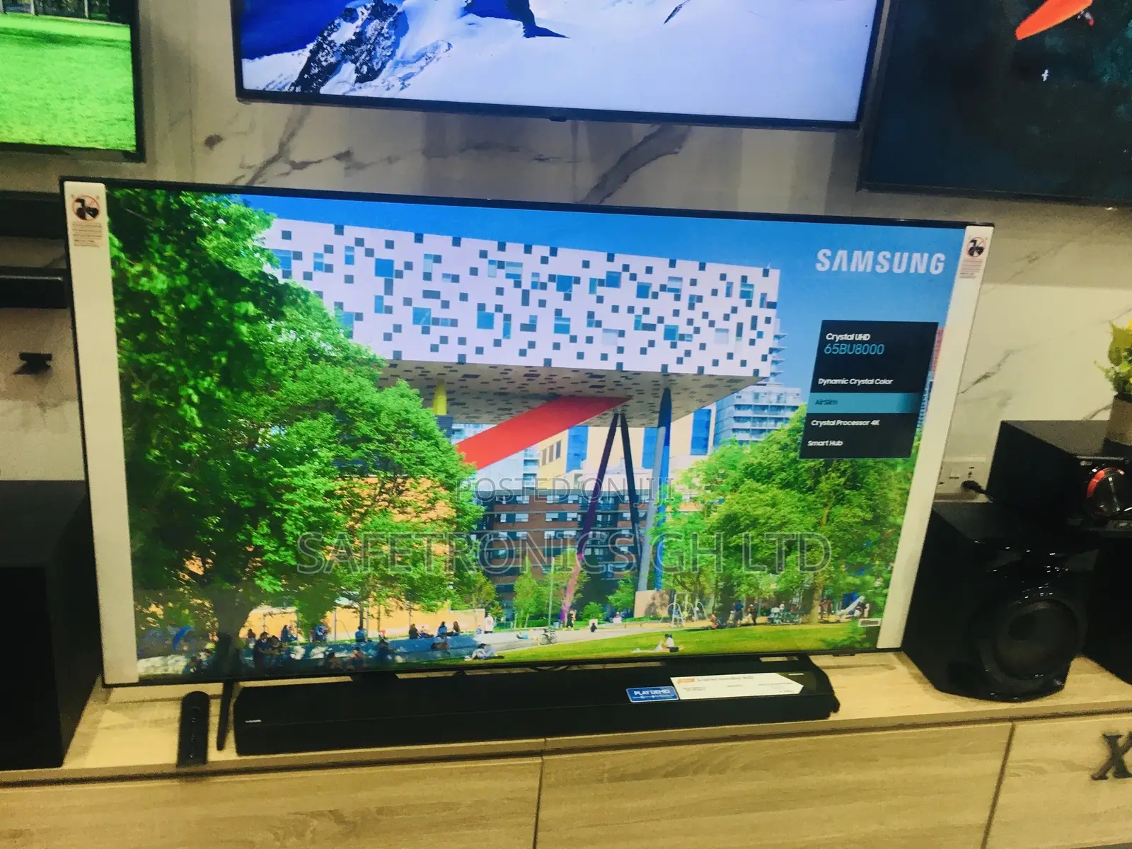Glossy Samsung Crystal Uhd Led 65 Inches Bu80 Smart Tv