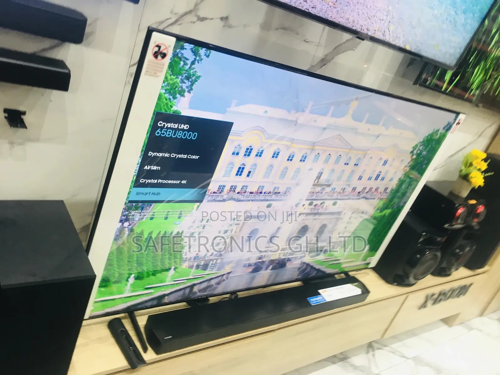 Glossy Samsung Crystal Uhd Led Smart 65 Inches Bu80 Tv