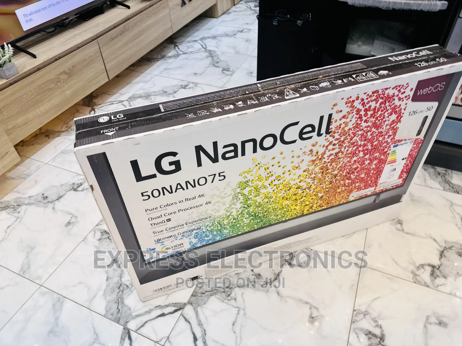 High Brightness Nanocell UHD Smart Lg 50”Nano756 Tv